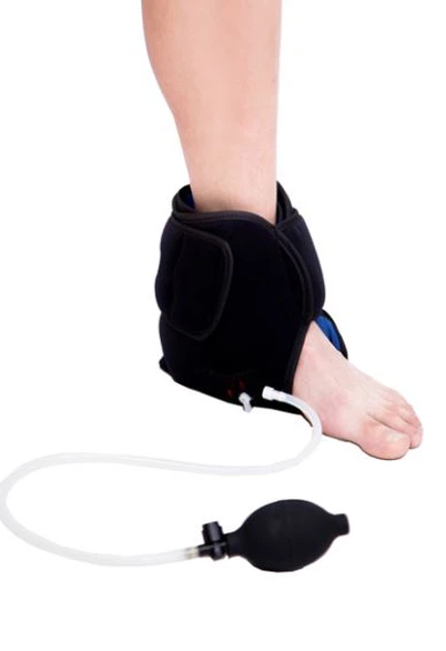 Bracciale alla caviglia terapia del freddo pneumatico